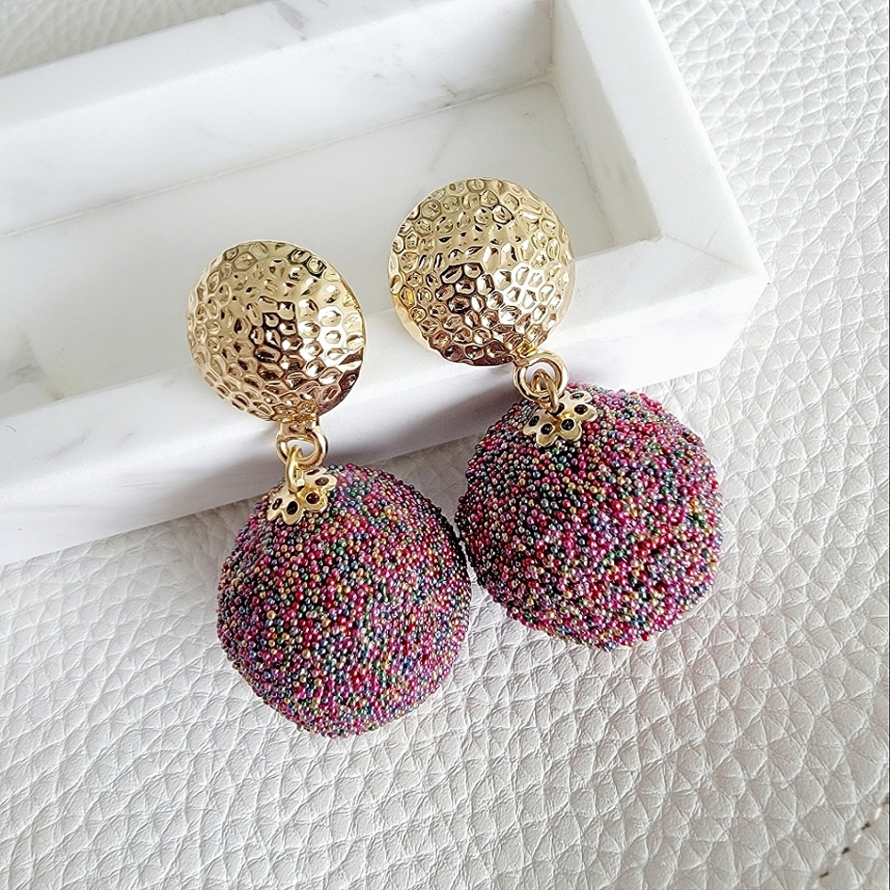Confetti bauble earrings